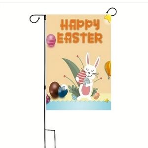 Happy Easter Garden Flag